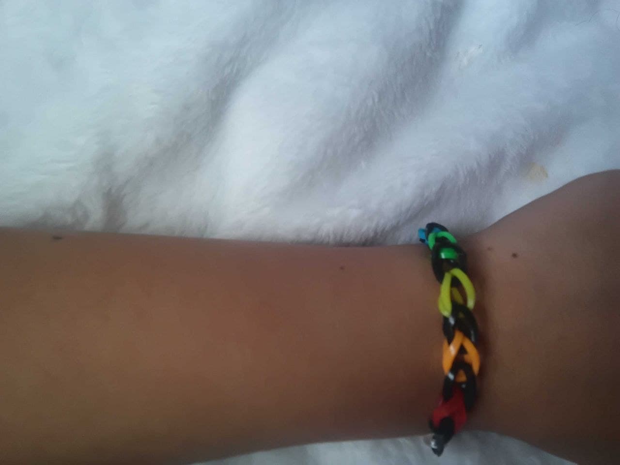Rainbow after dark bracelet